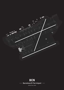 Barcelona Airport Map