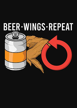 Chicken Wings Beer Design