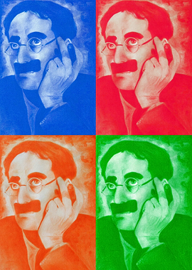 Groucho Marx Four Colours