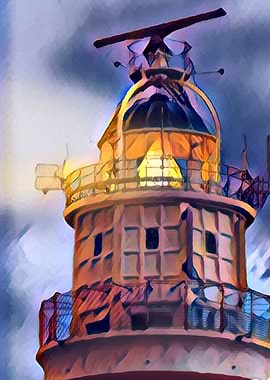 On the top of Lighthouse