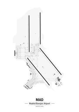 Madrid Airport Map