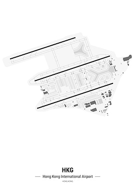 Hong Kong Airport Map