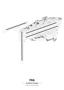 Frankfurt Airport Map