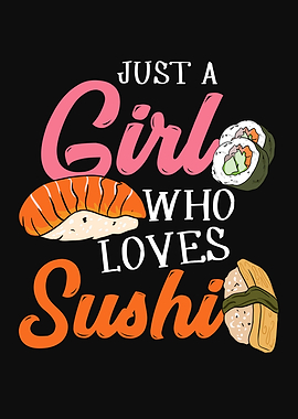 Sushi Lover Girl Design