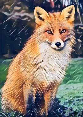 Staring Fox
