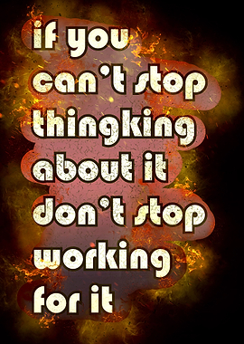 Never give up motivation