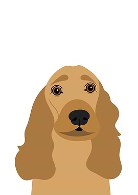 Spaniel Dog Portrait