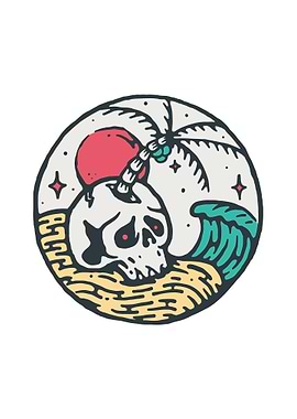 Skull and Beach