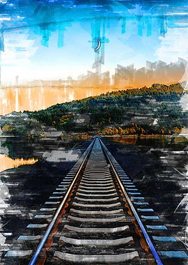 Train Tracks Railway 6