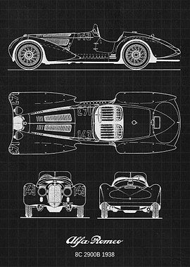 Alfa Romeo 8C 2900B 1938