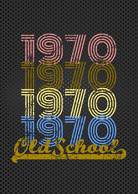 Cool Old School 1970 Gift