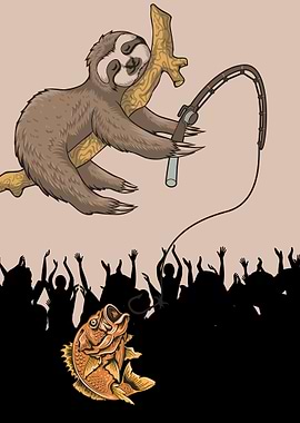 Fishing Sloth Sport
