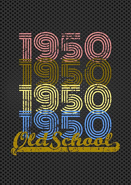 Cool Old School 1950 Gift