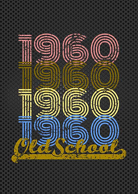 Cool Old School 1960 Gift