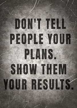 DONT TELL PEOPLE YOUR