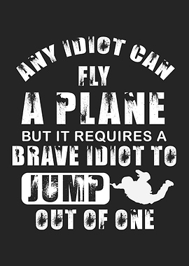 Skydiver Funny Gift Idea