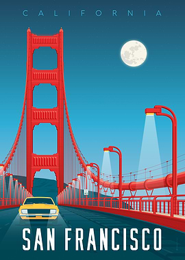 San Francisco Travel Print