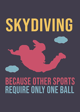 Skydiving Funny Gift