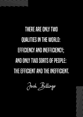 Josh Billings On Qualities