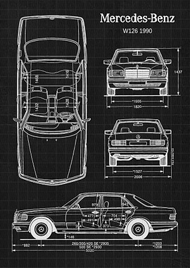 MercedesBenz W126 1990