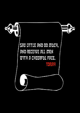 Torah Wisdom On Say And Do