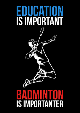 Badminton Funny Gift Idea