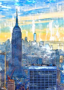 New York Tower Skyline