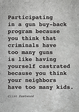 Clint Eastwood Quote L004