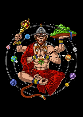 Hindu Monkey God Hanuman