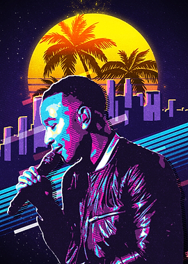 John Legend 80s style