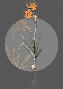 Vintage Coppertips Flower