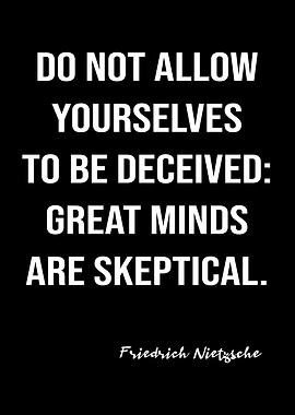 Nietzsche On Scepticism