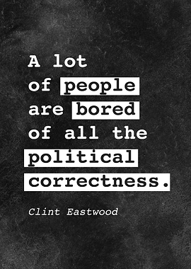 Clint Eastwood Quote L020