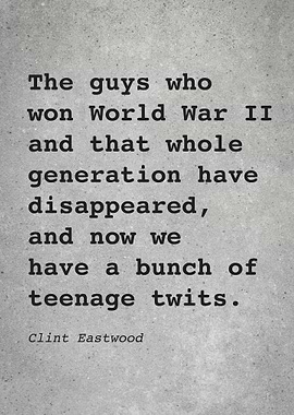 Clint Eastwood Quote L023