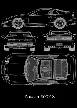 Nissan 300ZX Blueprint