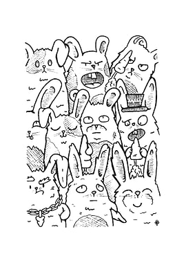 A fluffle of rabbits