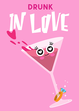 Drunk in Love Funny Glass