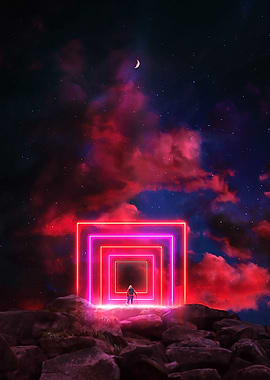 Dimentional portal night