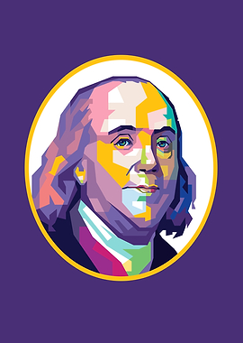 Benjamin Franklin Pop Art
