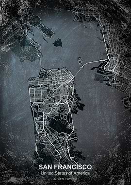 san francisc chalk map