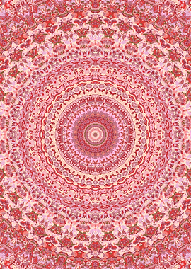 Vibrant Hippie Mandala