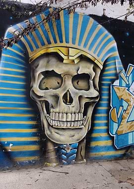 Skull Tut Ench Amun style