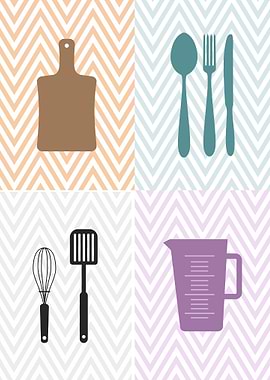 POSTER KITCHEN SET