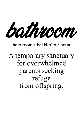 Funny Bathroom Dictionary