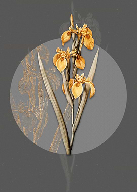 Vintage Irises Painting