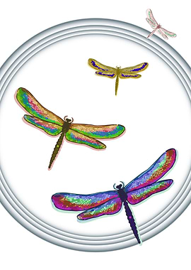 flight of the dragonflies