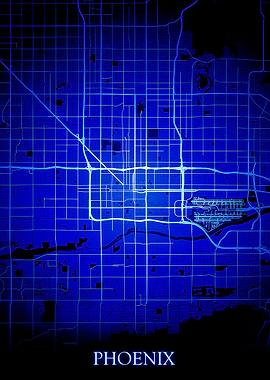 Phoenix Arizona City Map
