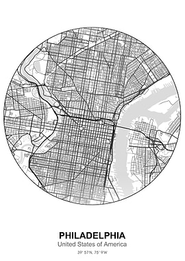 philadelphia circle map