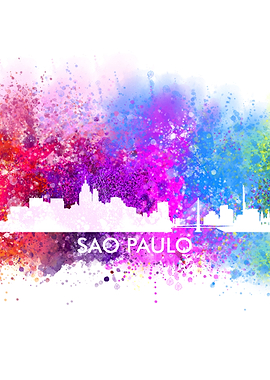 sao paulo color cityscape