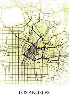 Los Angeles California Map